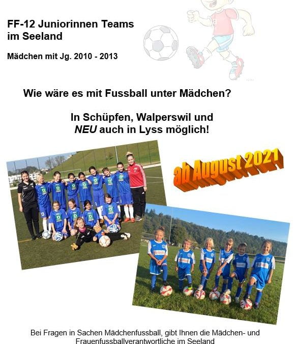 Juniorinnen Teams im Seeland