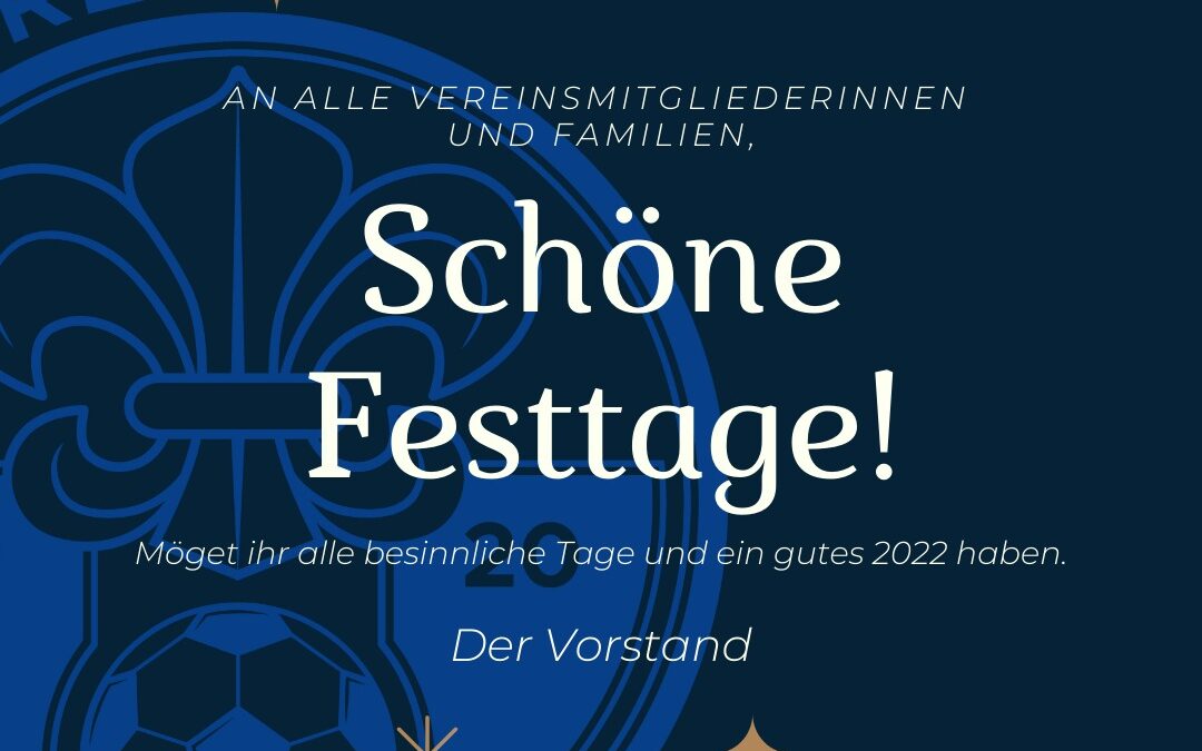 Schöne Festtage!